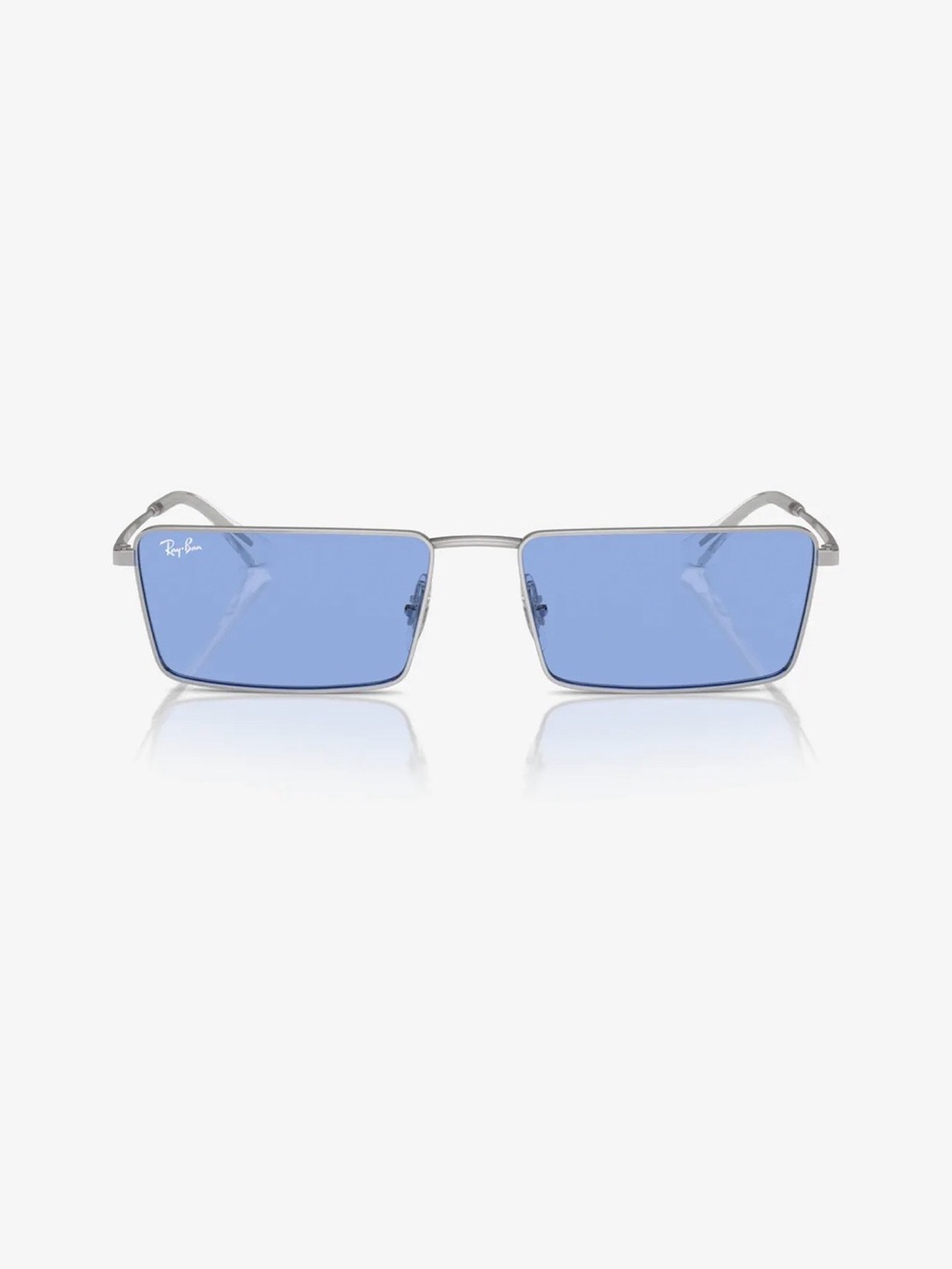 Baby blue Ray-Ban Silver Frame Sunglasses